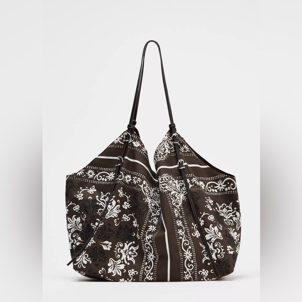 Zara Printed Tote